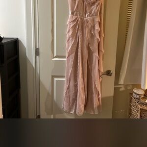 Elegant Pink Evening Gown